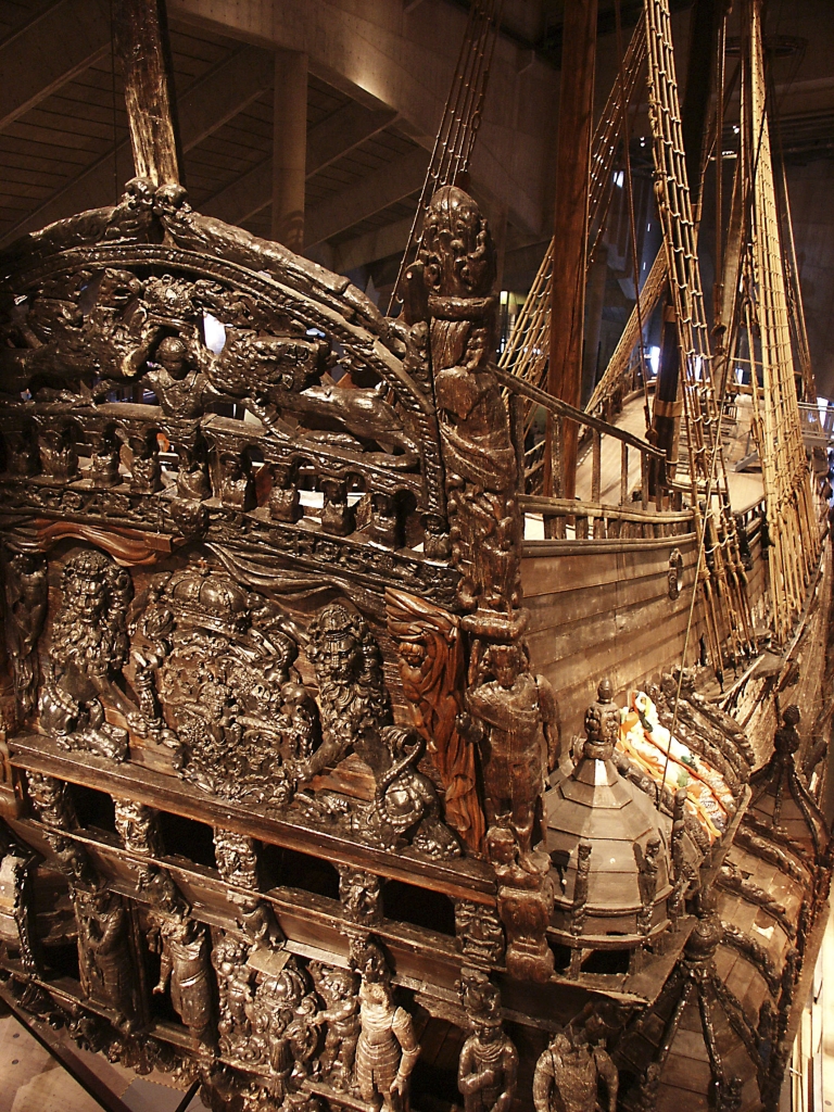An old 16th century battle ship